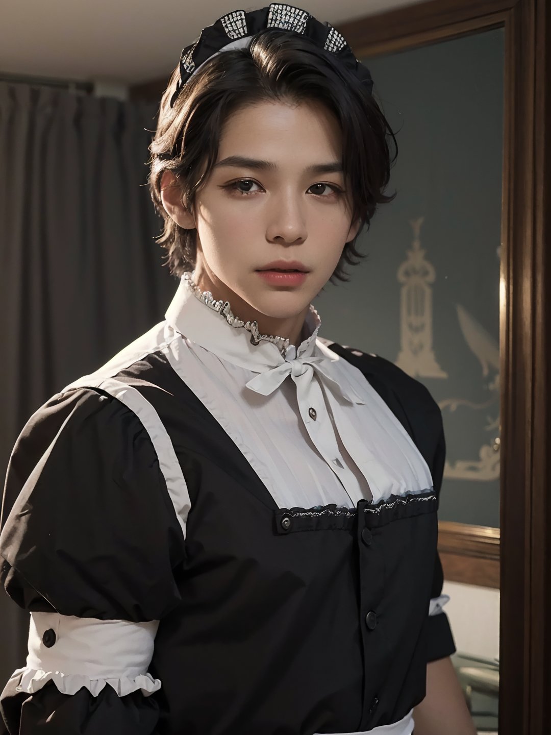 a man who is a maid 1 4 extremely detailed hyperrealistic masterpiece best quality high resolution uncompressed raw photo 0-3940479015-20230602161322.jpg